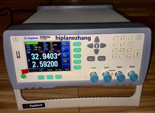 Hi-accuracy 0.05% LCR Meter 10Hz-20KHz Signal Level 0.01-2V TFTLCD RS232 AT810A