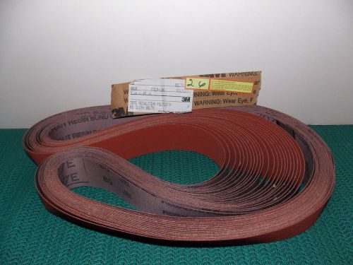 LOT OF 22 3M 2&#034; X 60&#034; 707E REGALITE POLYCUT RB CLOTH BELTS #80JE FILM-LOK NEW