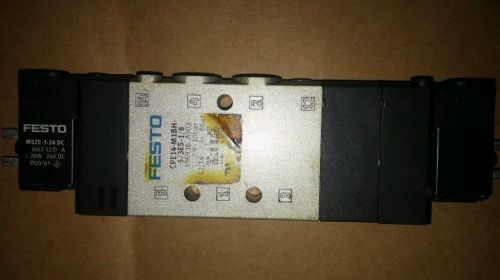 Festo CPE14-M1BH-5/3ES-1/8 pneumatic valve. Used!!