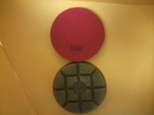 100 Grit- 4 inch- Diamond Polishing Pad