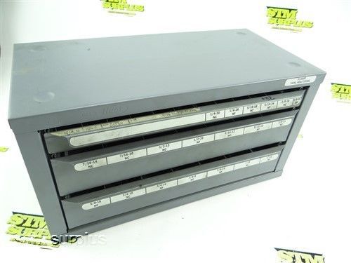 LOADED! HUOT FRACTIONAL TAP INDEX MODEL 13500 BENCH TOP STEEL CASE