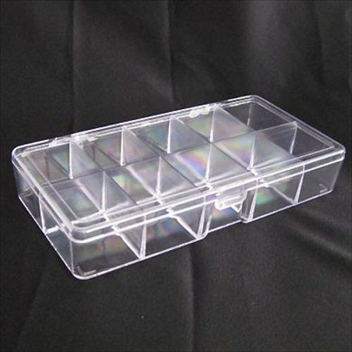 Clear 7&#034; Jewelry Storage Travel Box Case Organizer New