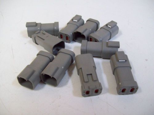 DEUTSCH DT04-4P-CE01 4-WAY RECEPTACLE PLUG W/REDUCED SEAL - 10PCS - NEW