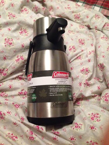 NEW Coleman C01A153 Stainless Steel Air Pot  2.5-Liter