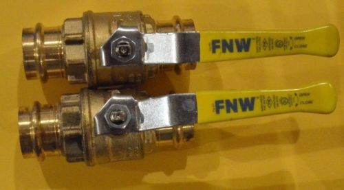 2- 1 &#034;  Pro Press Ball Valves FNW Lot B