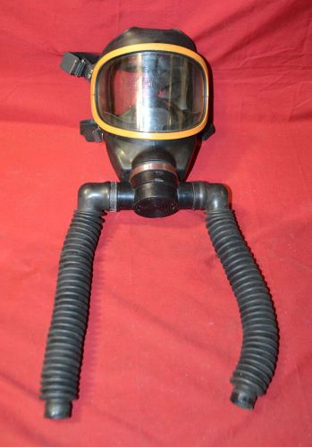 Msa ultravue 7-948-4 respirator biological chemical gas riot mask - large  j for sale