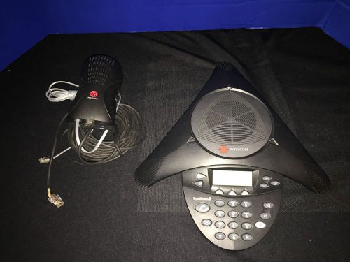 Polycom SoundStation 2 SoundStation2 SS2 Phone 2201-16000-001 w/Power Module