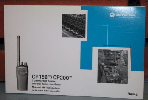 Cp150 cp200 manual 6880309n60-0 motorola commercial series for sale