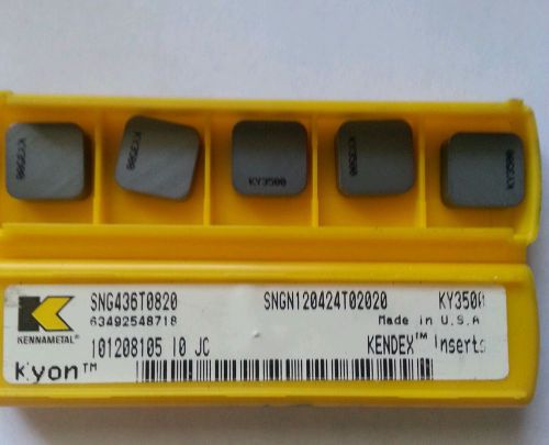 Kennametal SNGA 436T0820 KY 3500 Kendex Inserts