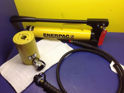 ENERPAC RCH-202 HYDRAULIC CYLINDER P39 ULTIMA HAND PUMP 20 TON 2&#034; STROKE