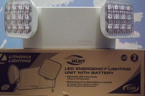 New lithonia lighting led emergency light unit with battery eu2ledm12 for sale