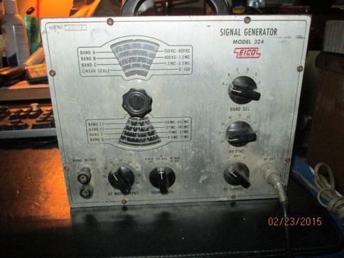 SIGNAL GENERATOR MODEL 324 EICO VINTAGE WORKING