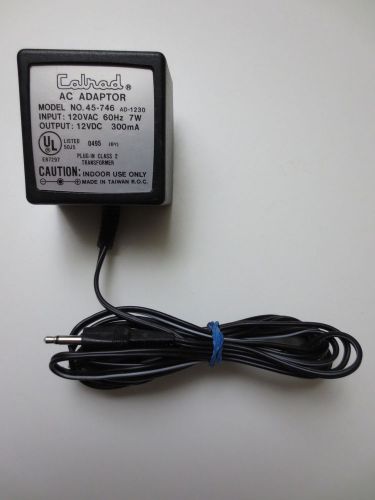 Calrad ac adaptor adapter class 2 transformer model 45-746 , ad-1230 (a472) for sale