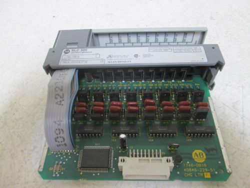 ALLEN BRADLEY 1746-0B16 SERIES C OUTPUT MODULE *NEW OUT OF BOX*