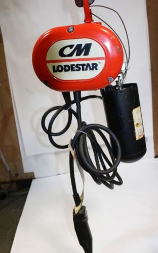 CM LODESTAR 1/2 TON (F) ELECTRIC CHAIN HOIST (208-230/460v 3 PH)