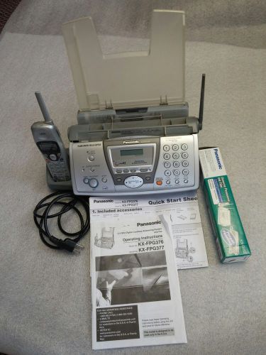 Panasonic KX-FPG376 Cordless Telephone / Answering System / FAX Machine