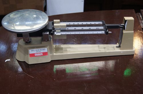 Ohaus triple beam scale