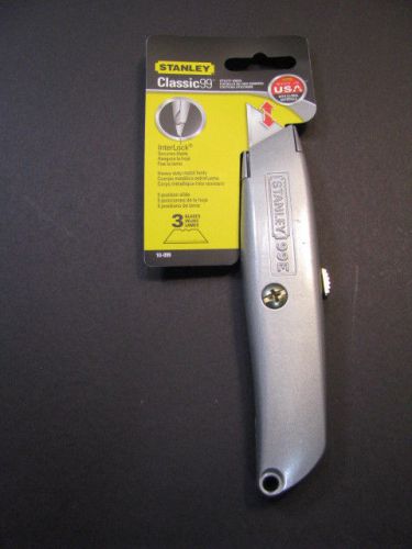 Stanley Classic #99-E Retractable Heavy Duty Utility Knife 10-099   U.S.A.