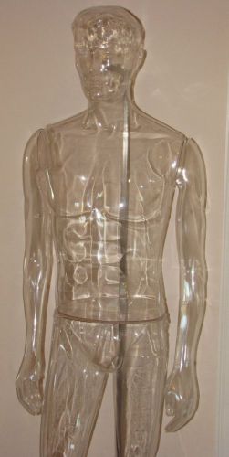 Giorgio Armani Clear Male Mannequin with Head