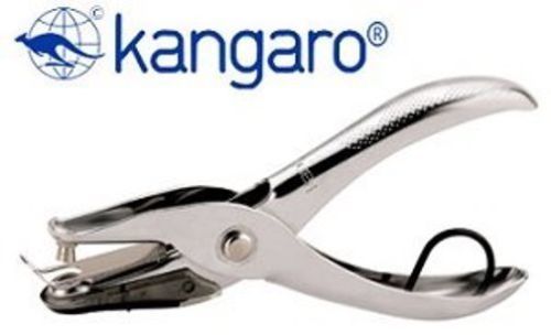 KANGARO CHROME METAL SINGLE HOLE PUNCH ONE HOLE PLIER PUNCH- KANGARO