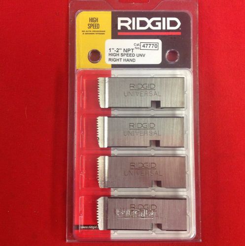 Ridgid 47770 1&#034;- 2&#034; - 11 1/2 NPT Universal Dies High Speed RH USA MADE Free Ship