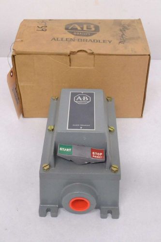 ALLEN BRADLEY 609-BEX 240V 1PH MANUAL MOTOR STARTER SWITCH 3HP  B413464