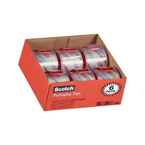 Scotch packing tape 3m clear shipping office kitchen boxes moving storage room for sale