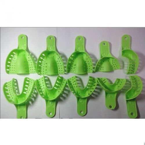 Crazy Sale 1 Set Dental Supply Impression Trays Autoclavable Central 10pcs/Set