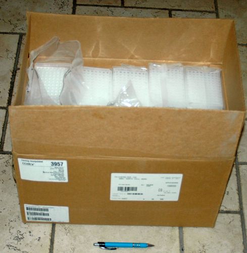 95 corning 96 well clear v-bottom 0.5ml pp deep well plate nonsterile cat# 3957 for sale