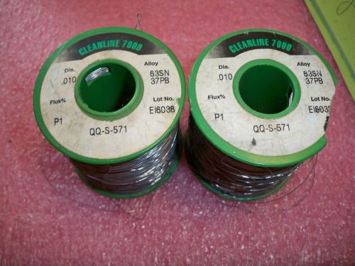 NO CLEAN CLEANLINE CORE SOLDER .010 DIA. 2 ROLLS