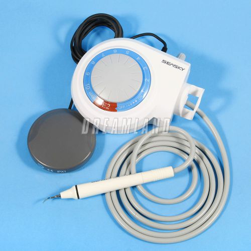 Dental Ultrasonic Piezo Scaler fit EMS Woodpecker w/ Handpiece 5 Tips 100-240V