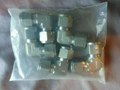 SAF 2507 Super Duplex Swagelok Tube Fitting, Union Elbow, 1/2 in. Tube OD