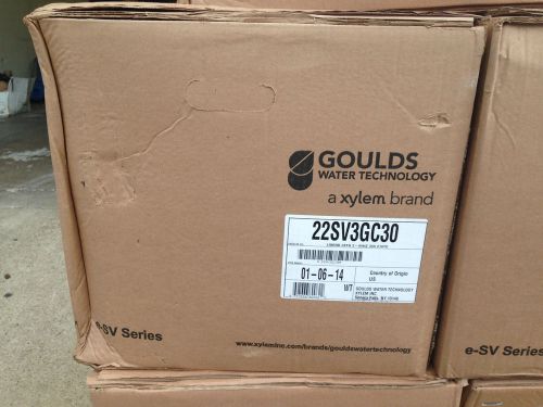 GOULDS 22SV3GC30 3 STG SS ESV VERTICAL WATER PUMP LIQUID END GRUNDFOS CR32 CR 32