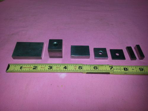 MACHINIST&#039;S LOT QUALITY ASSORTED SIZE GAGE BLOCK S PRATT &amp; WHITNEY MITUTOYO ETC.