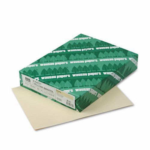 Wausau Bristol Cover Stock, 67 lbs., 8-1/2 x 11, Ivory, 250 Sheets (WAU82361)