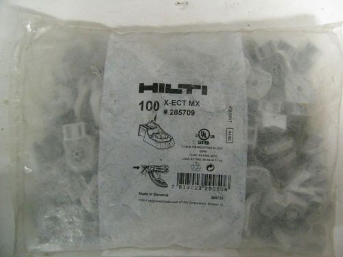 100 piece hilti x-ect mx 285709 cable tie holder nip for sale