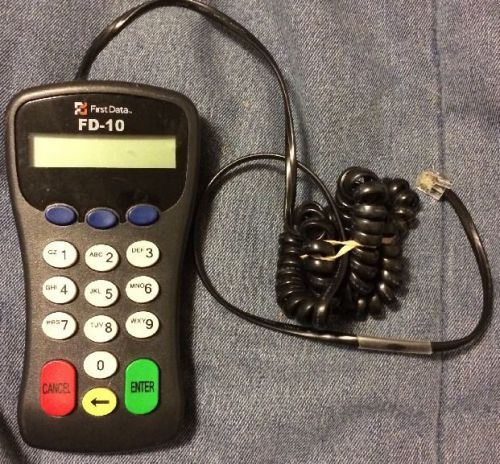 First Data FD-10 Keypad and Cable