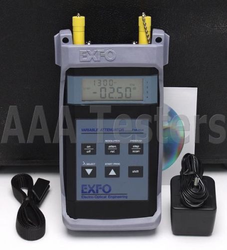 EXFO FVA-60A SM MM Fiber Variable Attenuator FVA-60A-B12-RS FVA-60 FVA 60A