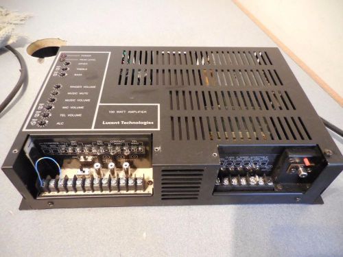 Lucent tpu-100b 100 watt telephone paging amplifier same as bogen made by bogen for sale