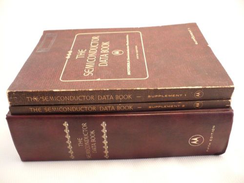 Motorola Semiconductor Data Book 5th Edition 1970 + Supplement 1 &amp; 2 1971