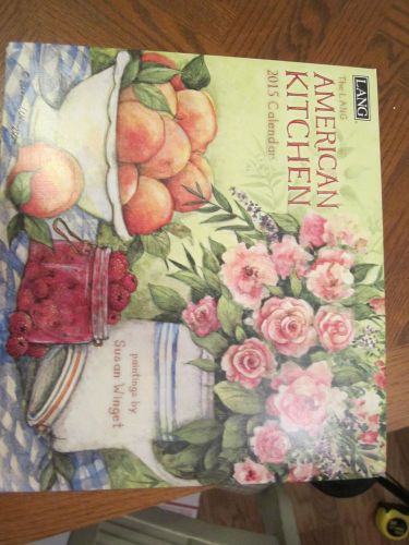 2015 LANG WALL CALENDAR - AMERICAN KITCHEN, artwork by Susan Winget