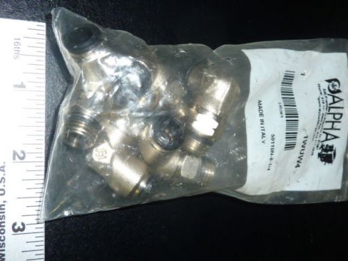 Alpha tech 90 degree swivel elbow 50110n-8-1/4 pack of 5 - nib - for sale