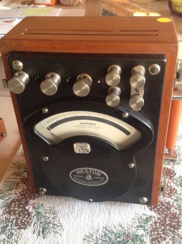 Vintage Weston Model 370 AC DC Ampmeter