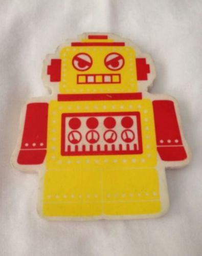 Kawaii Japan Extra Large Robot Eraser School Gift Yellow &amp; Red