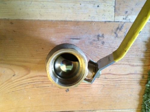 Brass Full Port Ball Valve 1.5&#034; 1 1/2&#034; 400 WOG Galaxy