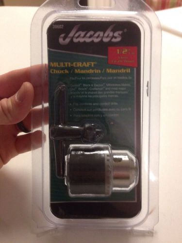 Jacobs Chuck 30602 1/2-Inch Keyed Chuck New