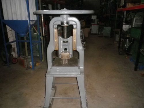 Hopkins Fly Press screw knife making manual punch flypress large power hammer