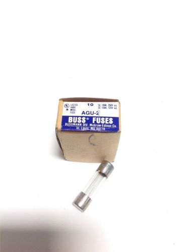 BUSSMANN  BUSS FUSS AGU-2 BOX OF 10