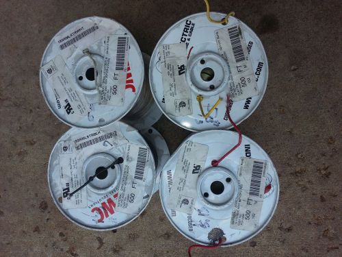 4 Rolls SRML  18 AWG 500&#039; FT FIBER GLASS BRAID APPLIANCE HI TEMP WIRE MOTOR LEAD