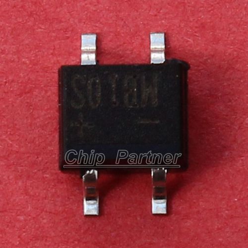 10PCS MB10S SOP-4 Bridge Rectifier 0.5A 500mA 1000V